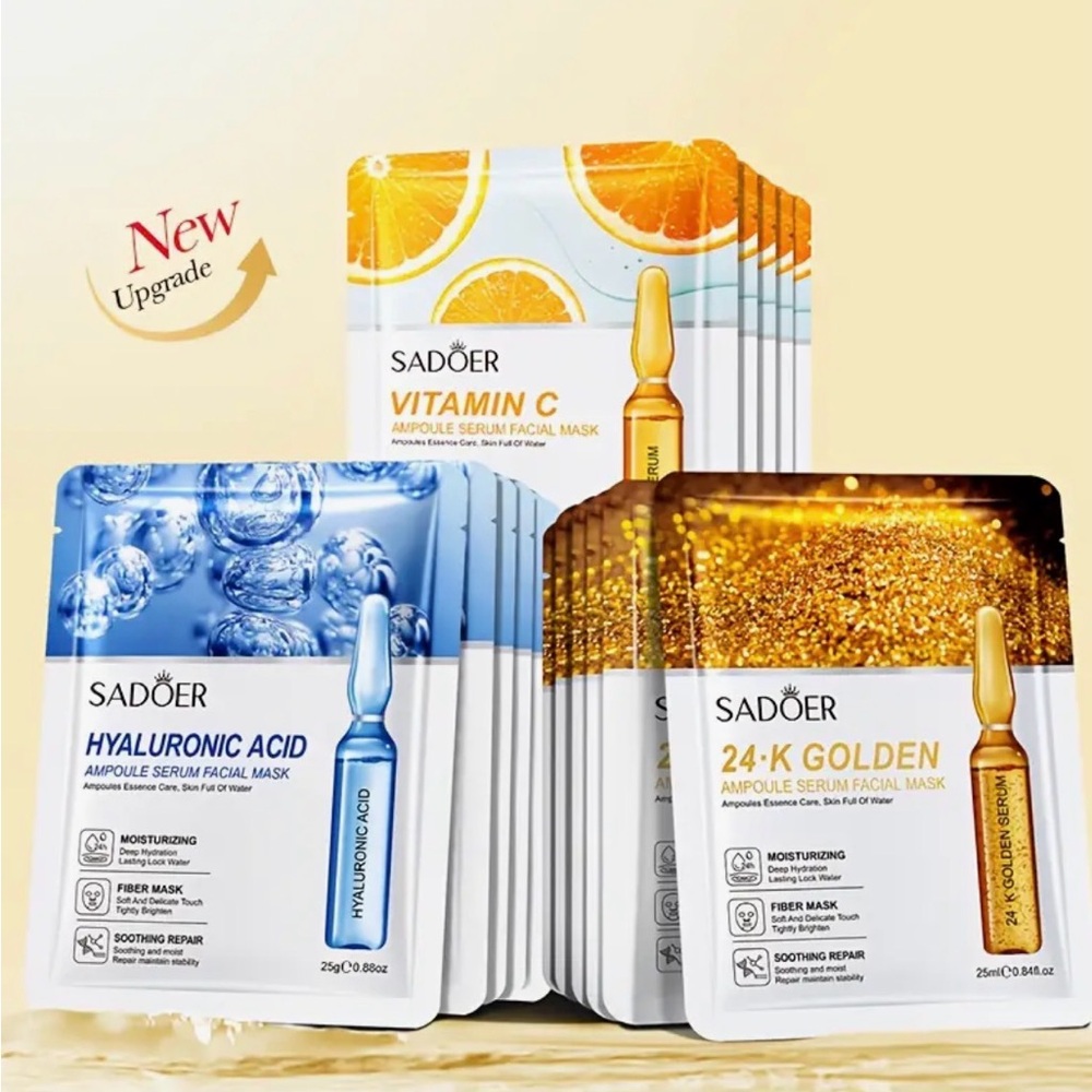 15 Packs Of Sadoer Hydrating Facial Mask